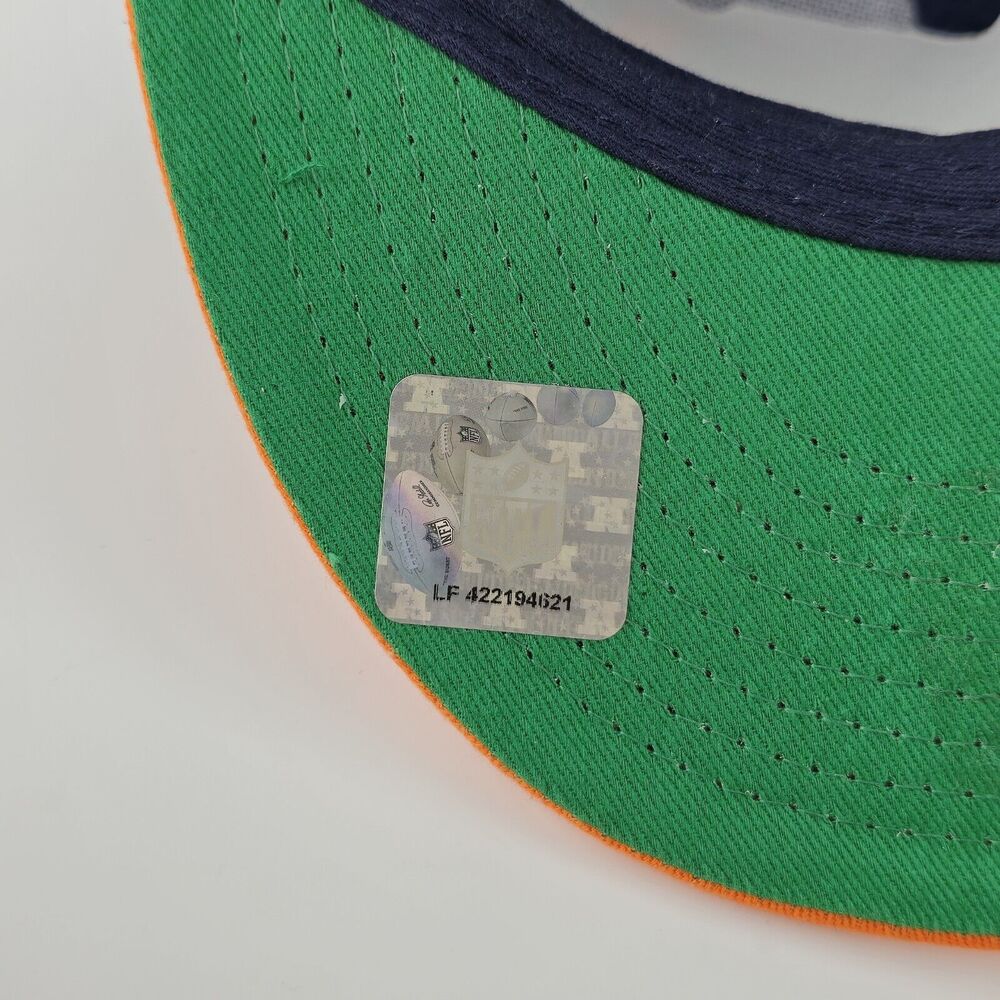 Denver Broncos Hat Cap NFL Team‎ Apparel Orange Logo Adjustable Snap Back - Picture 10 of 12